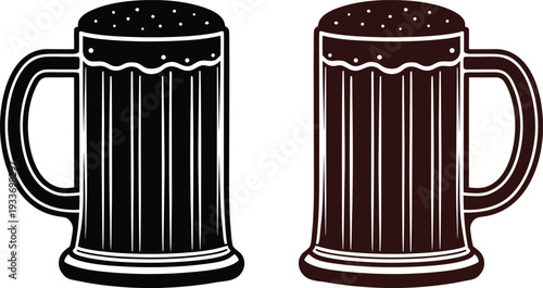 Illustration of two mugs side by side