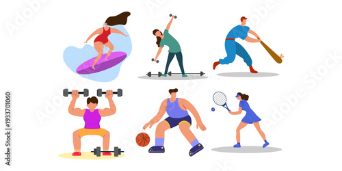 Sport Activity Illustration