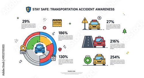 Transportation Accident Awareness Infographic Data.