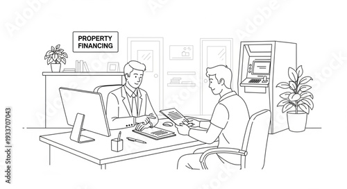 Two Men Working on Computer.