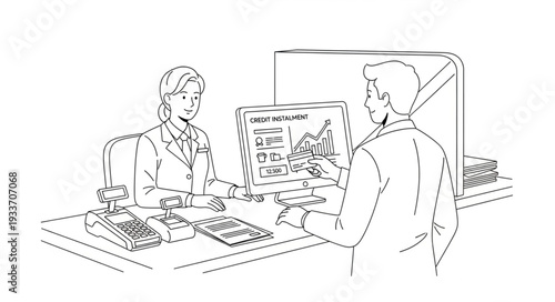 Two Men Working on Computer.