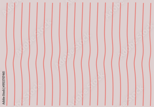  hand-drawn pink pinstripe pattern that is utilized across several different product types, most notably as a quilting fabric and wallpaper. minimalist