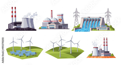 Various Types of Power Plants.