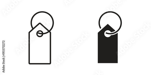 Tag icon illustration isolated on White background, Vector icon Eps10.