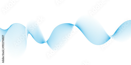 Abstract curve technology lien waves. Background lines wave abstract stripe design. White background, mesh abstract, vector blurred soft blend color background .