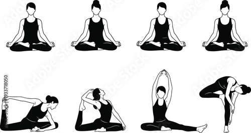 Breathtaking aerial view of misty evergreen forest mountains at sunrise with vibrant orange sky reflecting tranquility, perfect for nature background and environmental conservation.