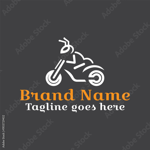 Bike Rider Ant Logo. Vector EPS file. CMYK color mode. Editable color. Easy to download.