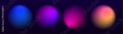 Colorful abstract circles layered on a luminous background. Smooth gradients add harmony and charm. Perfect for creative projects vector