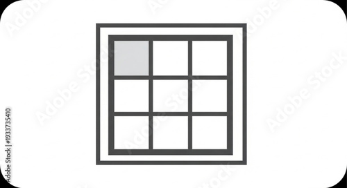 Simple grid with one highlighted square.