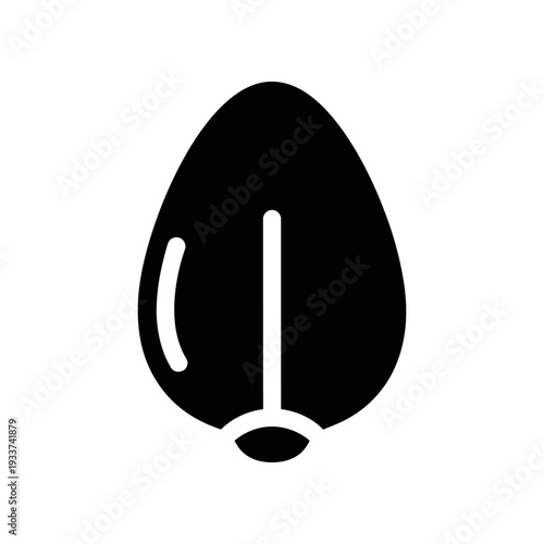 High-contrast black chess pawn on pure white background, symbolizing strategy, competition, and minimalist design for commercial use.