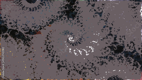 A decorative winter nature backdrop featuring liquid rain drops on the window with snowflake patterns and heart shapes for a Christmas holiday wallpaper design illustration