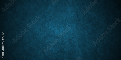 Dark Blue wall grunge backdrop texture, watercolor painted mottled blue background, bright ink watercolor textures black paper background.