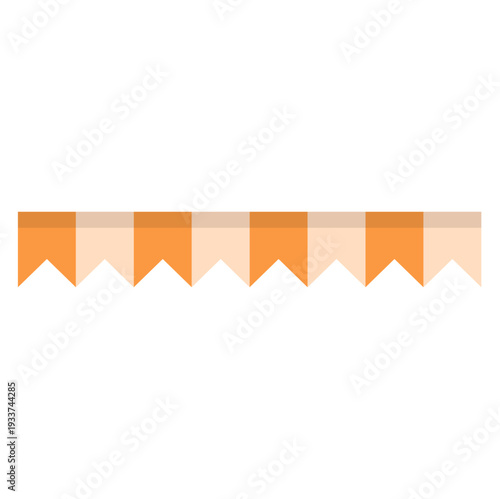 shop canopy tent store isolated on white background. Roof awning, cafe sunshade striped umbrella. Vector flat illustration