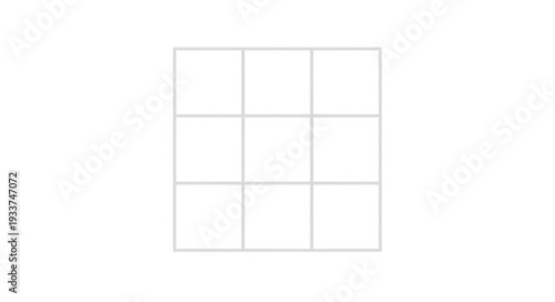 Blank Grid Template for Design and Planning.