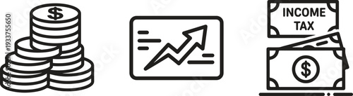 Digital Marketing Online Advertising Line Icon Set