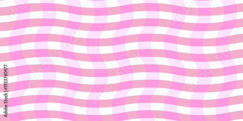 Summer party poster set. Vintage hand drawn frames with wavy lines, bows, checkered and striped backgrounds.  geometric memphis style banner, cards, flayer with fluid uneven organic seamless lines.