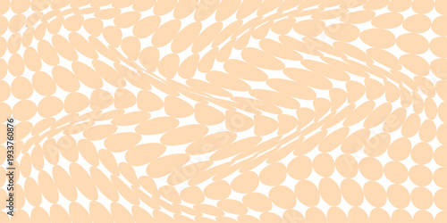 simple peach dot wave pattern for banner poster background.