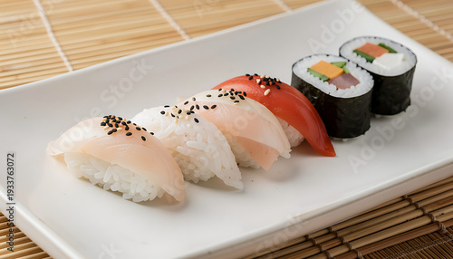 Wallpaper Mural Cooked White Rice Bowl with Green Onion Garnish
 Torontodigital.ca