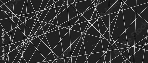 Chaotic straight diagonal strokes create dynamic monochrome vector texture with asymmetric angular composition perfect for modern minimalist artistic backgrounds and edgy graphic projects.