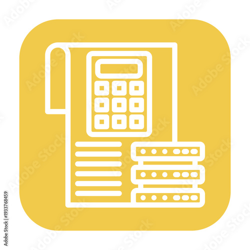 Calculate Data Vector Icon