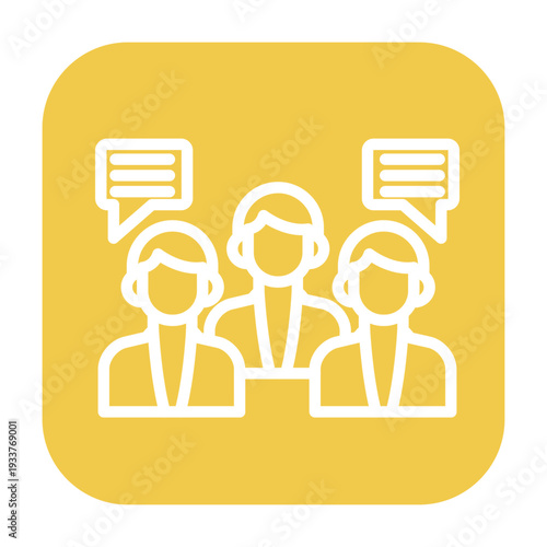 Daily Standup Vector Icon