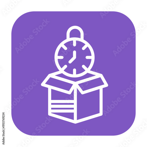 Timebox Vector Icon