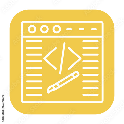 Clean Code Vector Icon