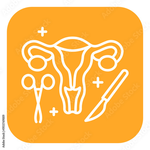 Gynecologic Surgery Vector Icon