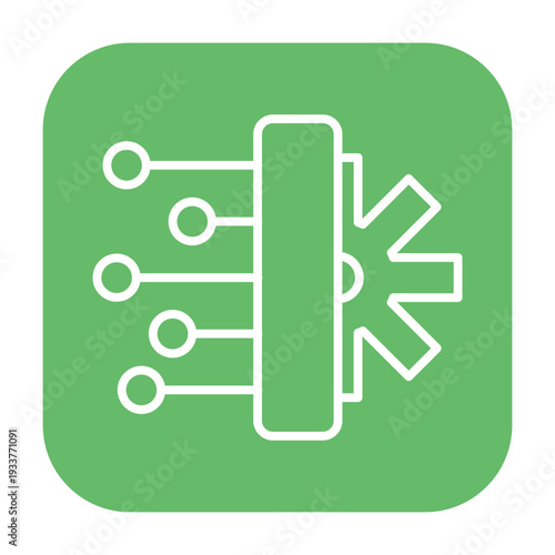 Deep Learning Vector Icon