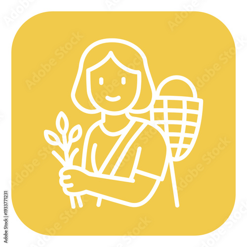 Gatherer Female Vector Icon