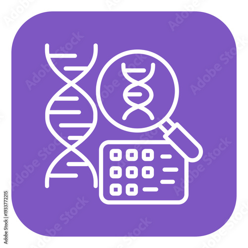 Bioinformatics Vector Icon