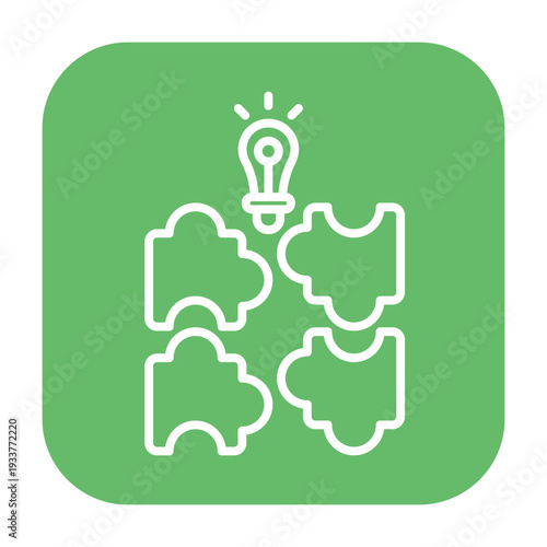 Creative Puzzle Vector Icon