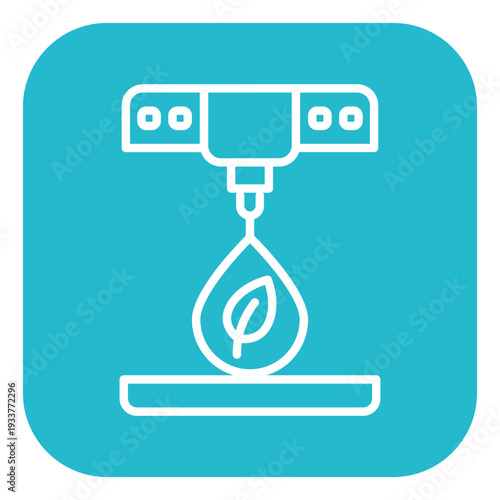 Bioprinting Vector Icon