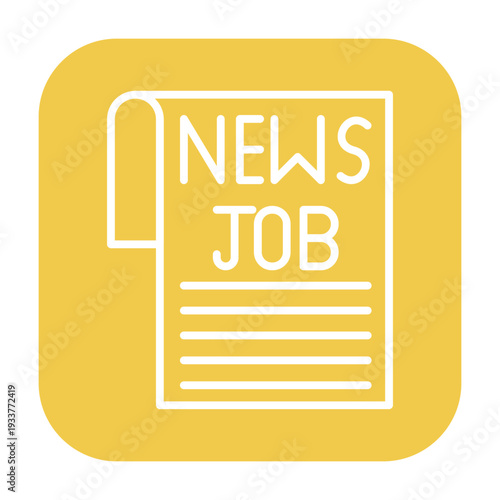 Newspaper Ad Vector Icon