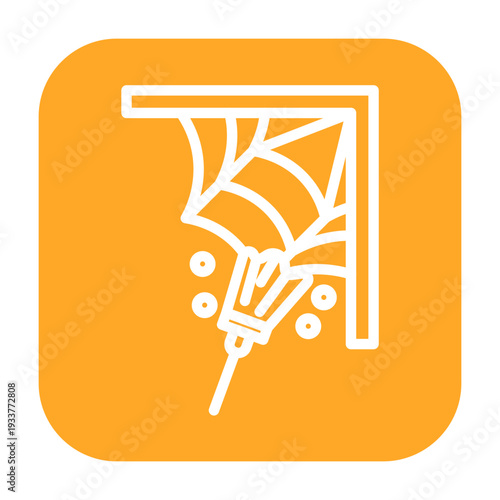 Cobweb Remover Vector Icon
