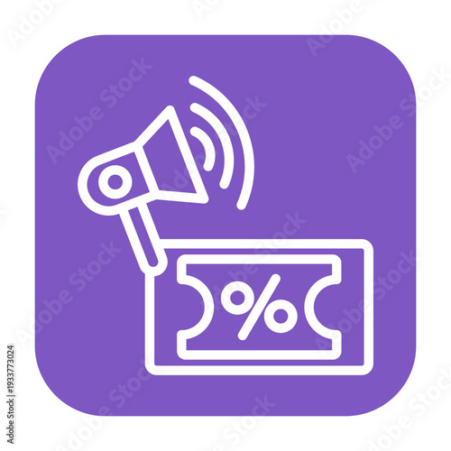 Coupon Campaign Vector Icon