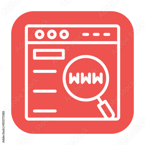 Keyword Research Vector Icon