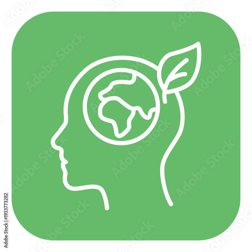 Ecological Consciousness Vector Icon