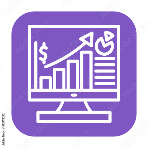 Marketing Dashboard Vector Icon