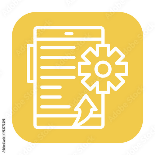 Mobile Optimization Vector Icon