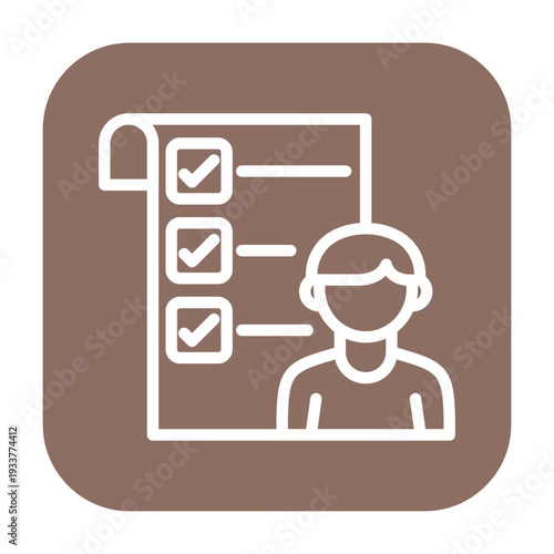 Guest List Vector Icon