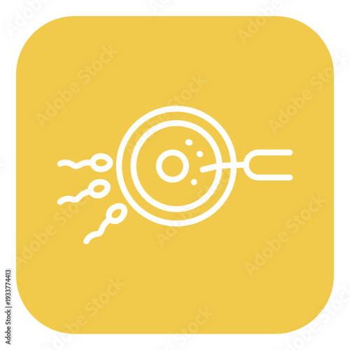 In Vitro Fertilization Vector Icon