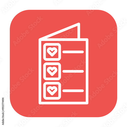 Greeting Card Vector Icon