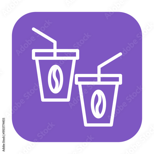 Party Cups Vector Icon