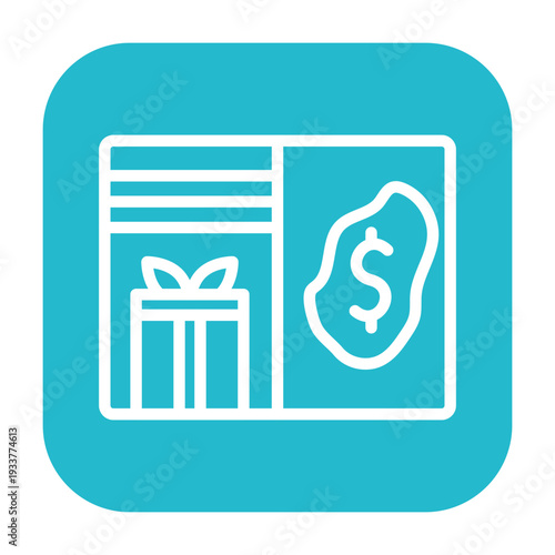 Scratch Card Vector Icon