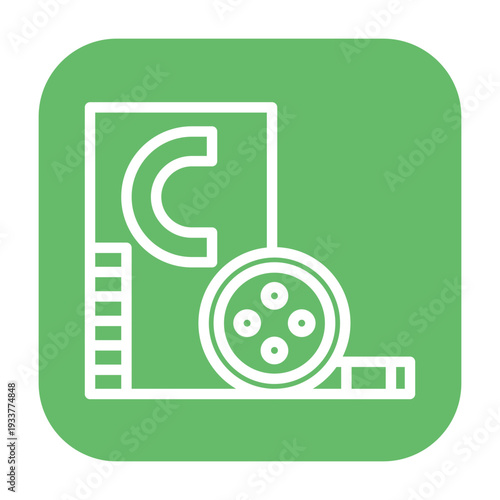 Closed Captions Vector Icon