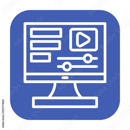 Editing Timeline Vector Icon