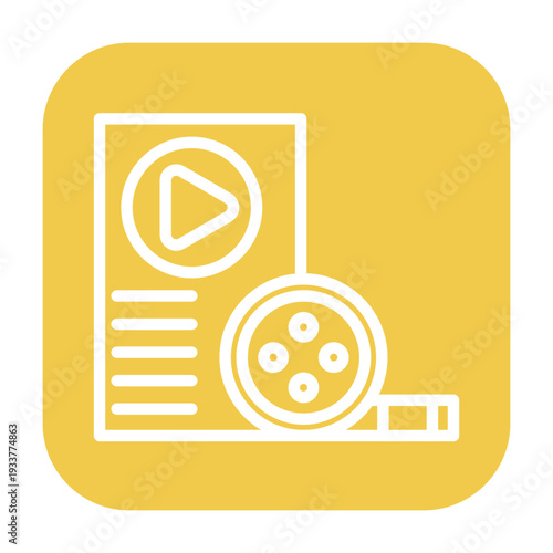 Film Archive Vector Icon