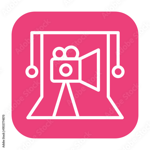 Green Screen Vector Icon