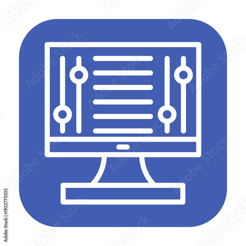 Sound Mixer Vector Icon